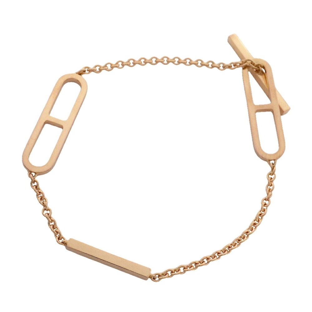HERMES 18k Gold Charm Bracelet